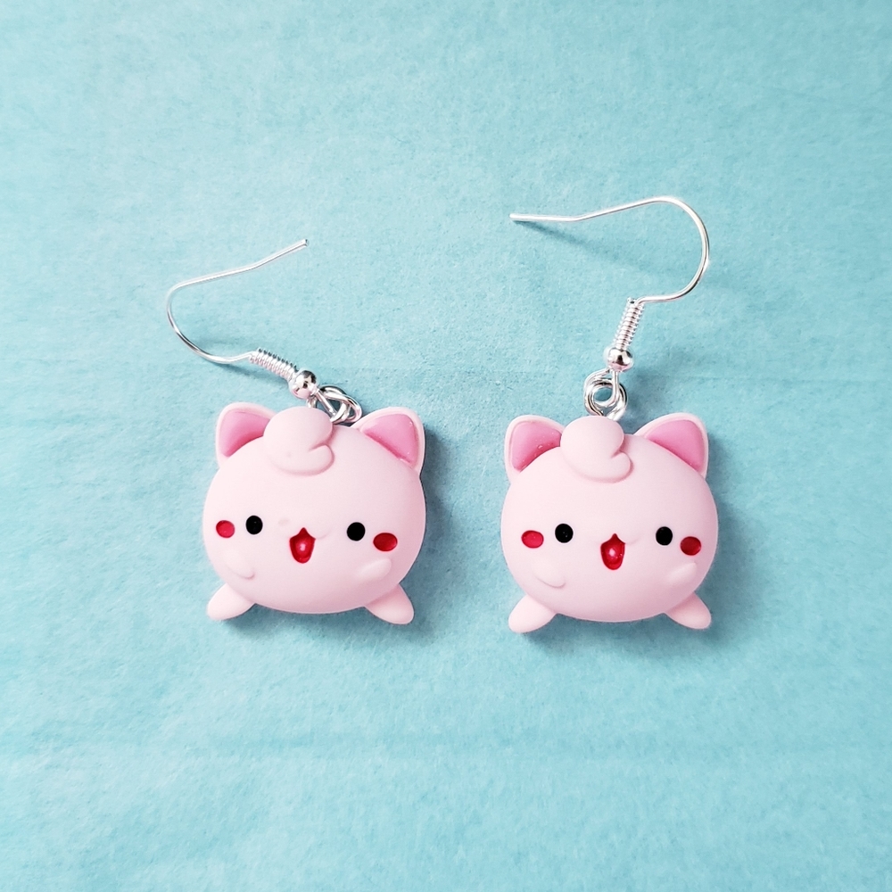 🔮3/$15 Jigglypuff Resin Earrings